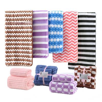 Coral fleece - patterned